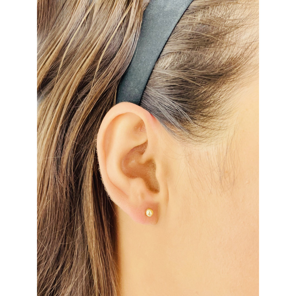 Ohrringe Ohrhänger Ohrstecker Ohrschmuck Gelbgold Paar