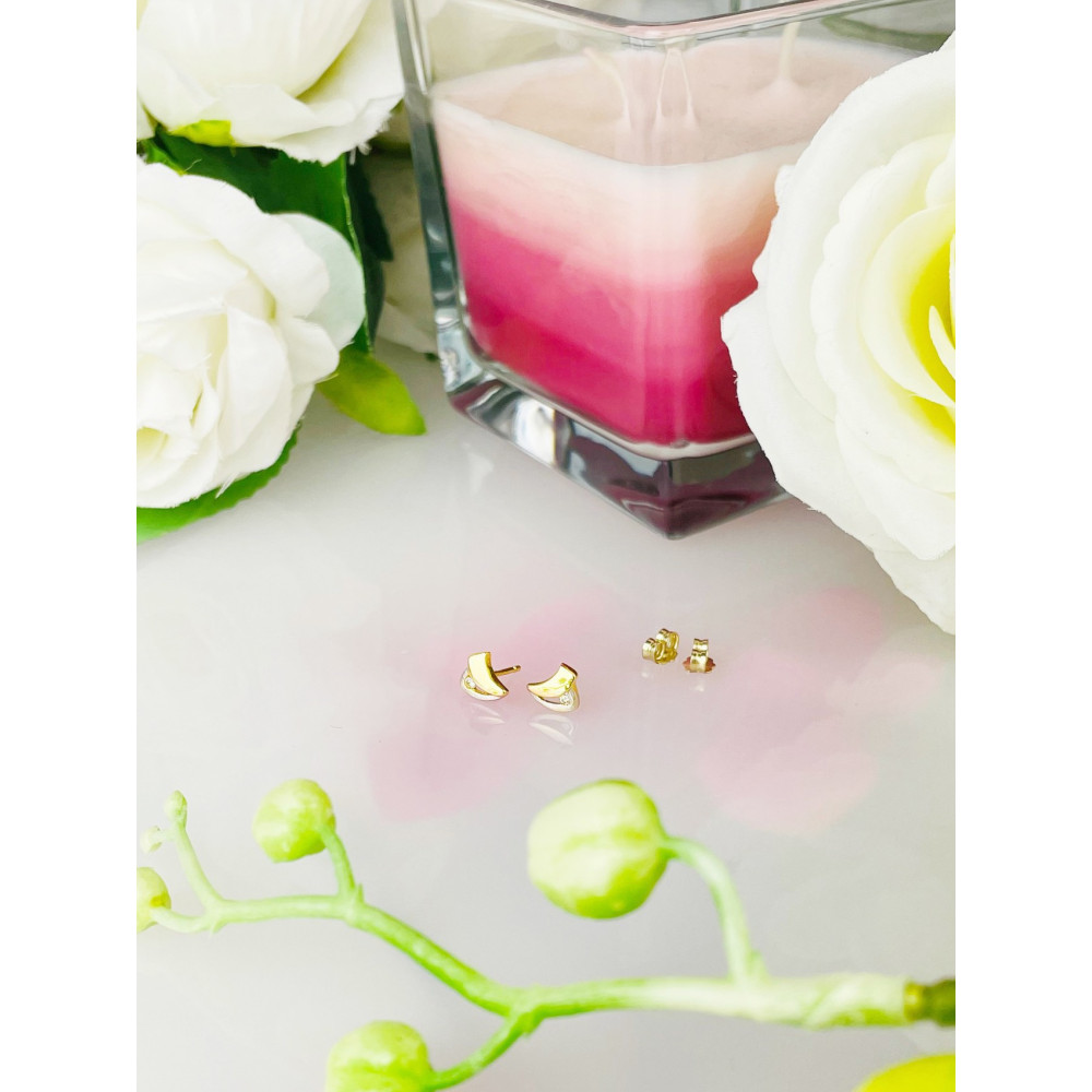 Gold Ohrringe Mit Zirkonia Ohrhänger Ohrstecker Ohrschmuck Paar Gelbgold