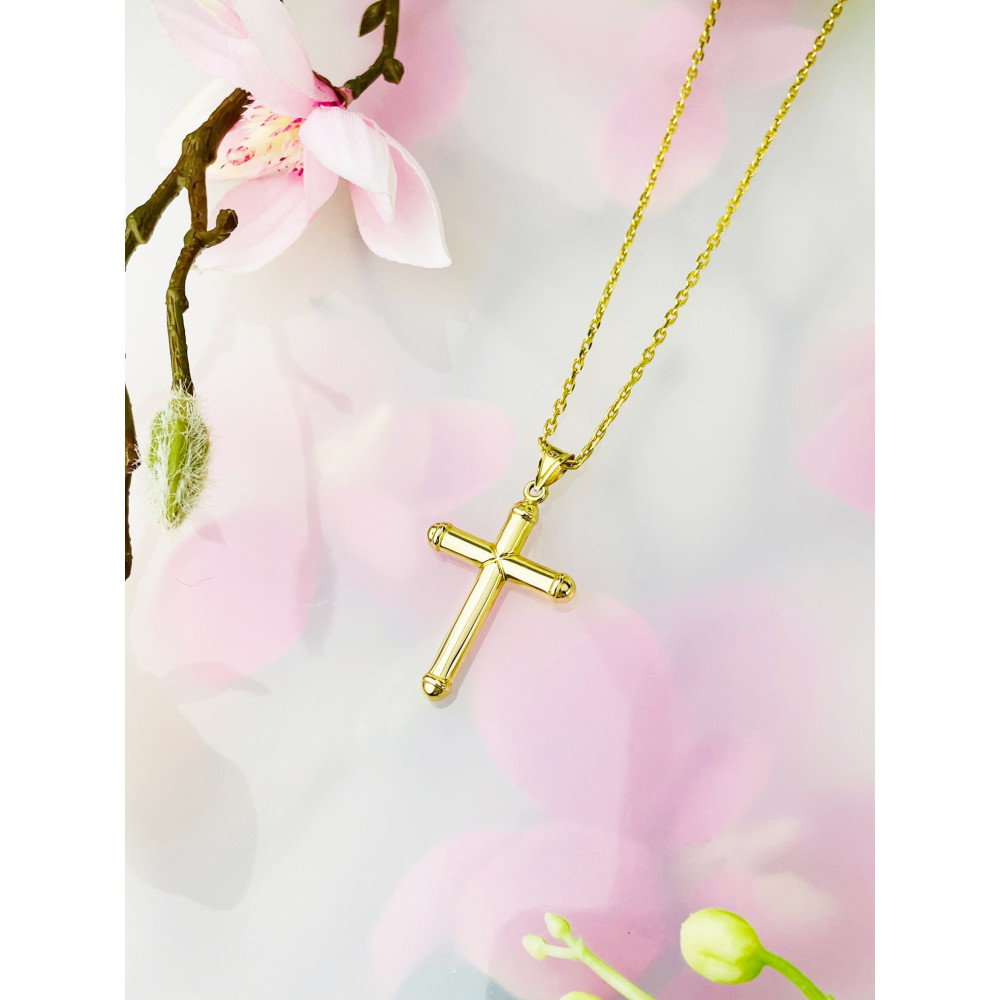 Goldanhänger Kettenanhänger Gold Anhänger Kreuz Goldkreuz Gelbgold 585er 14KT