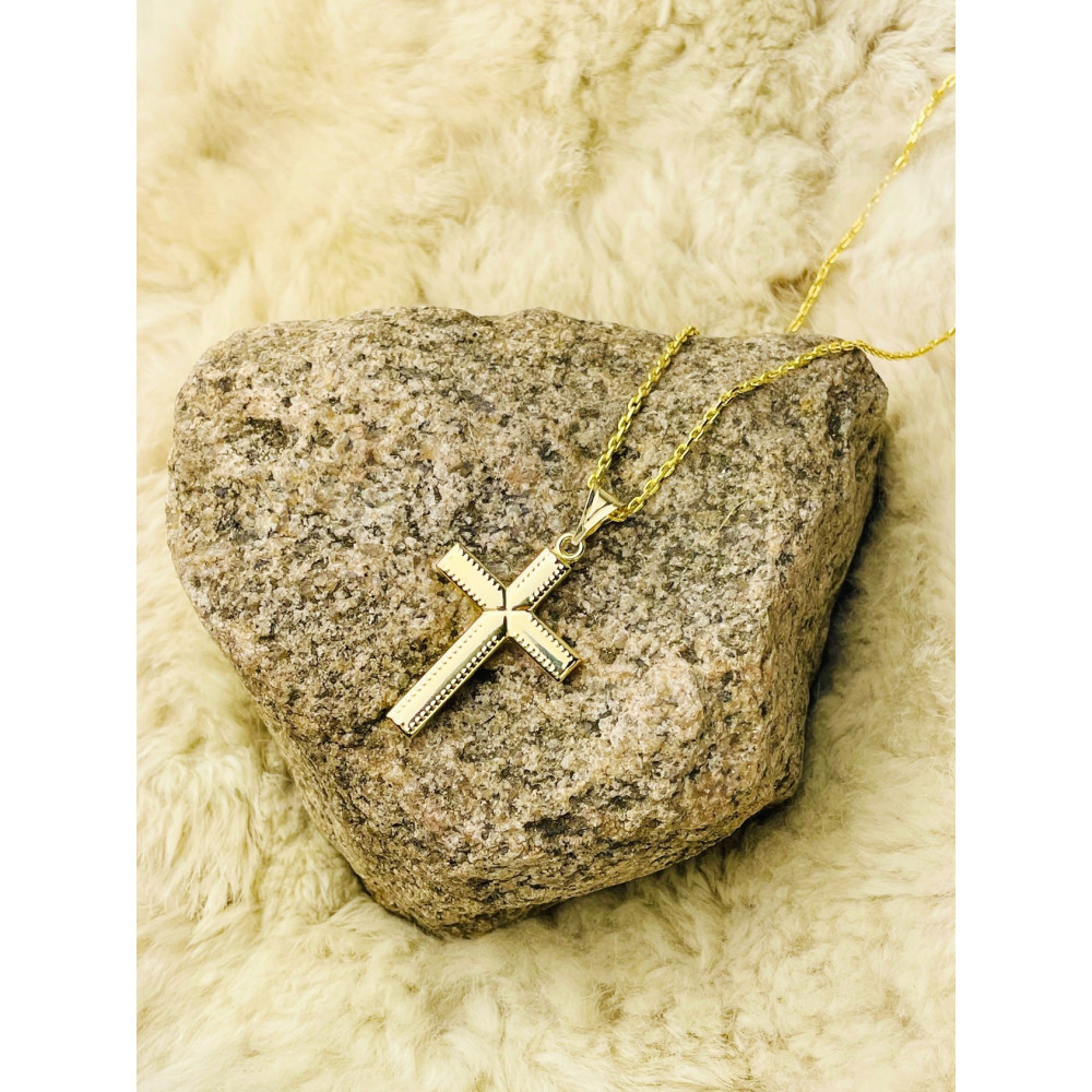 Goldanhänger Kettenanhänger Gold Anhänger Kreuz Goldkreuz Gelbgold 585er 14KT