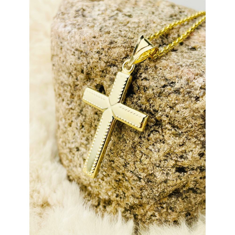 copy of Złoty krzyżyk klasyczny diamentowany