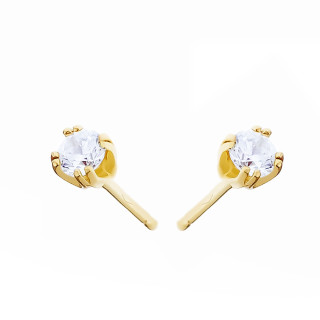 Gold Ohrringe Mit Zirkonia Ohrhänger Ohrstecker Ohrschmuck Paar Gelbgold