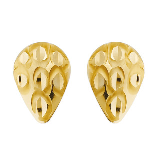 Gold Ohrringe Träne Ohrhänger Ohrstecker Ohrschmuck Gelbgold