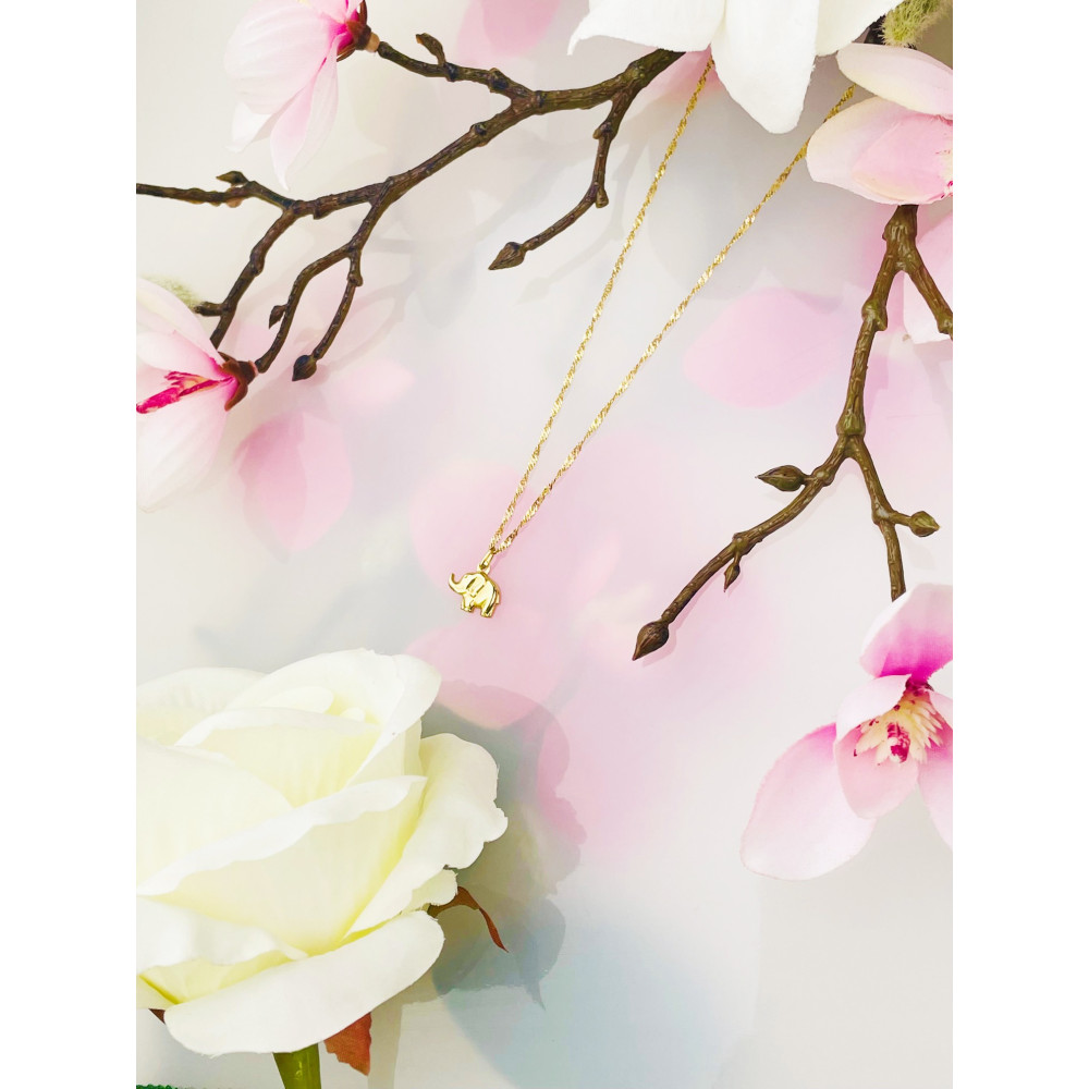 copy of Złoty wisiorek zawieszka rozeta ażurowa