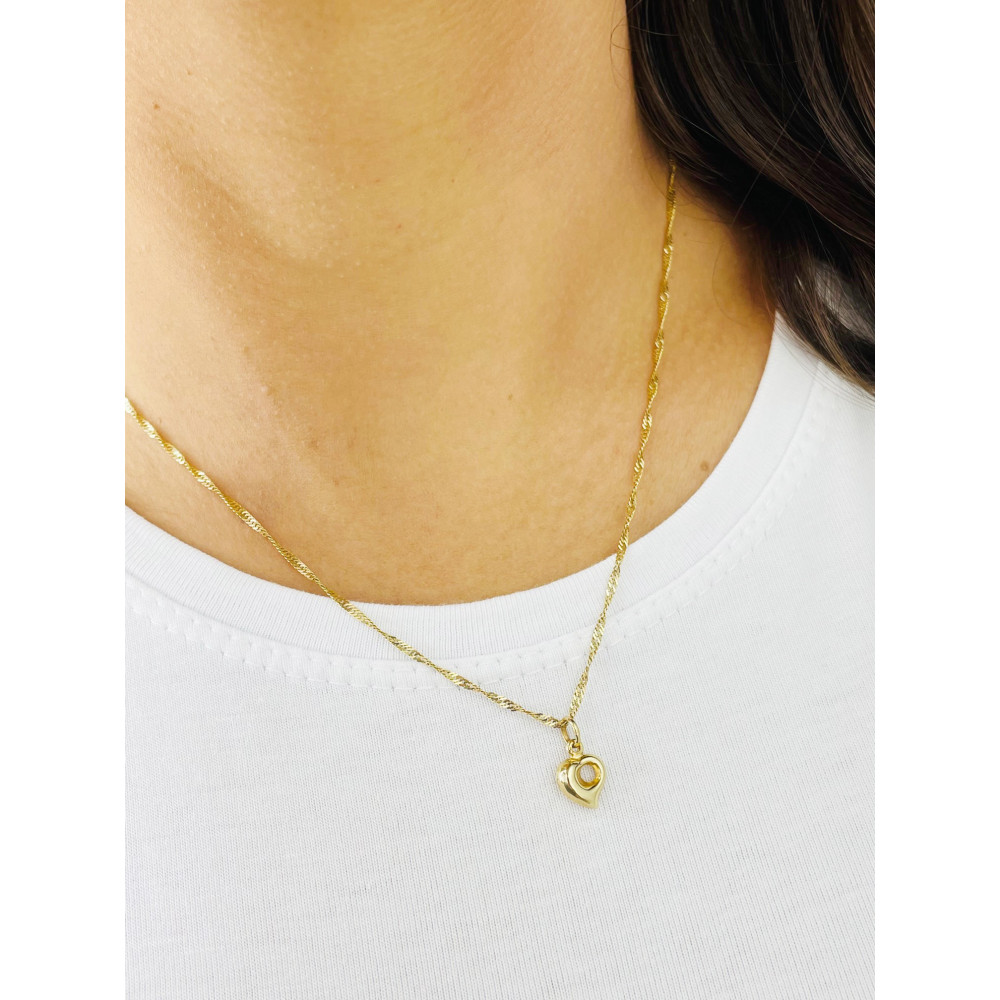 copy of Złoty wisiorek zawieszka rozeta ażurowa