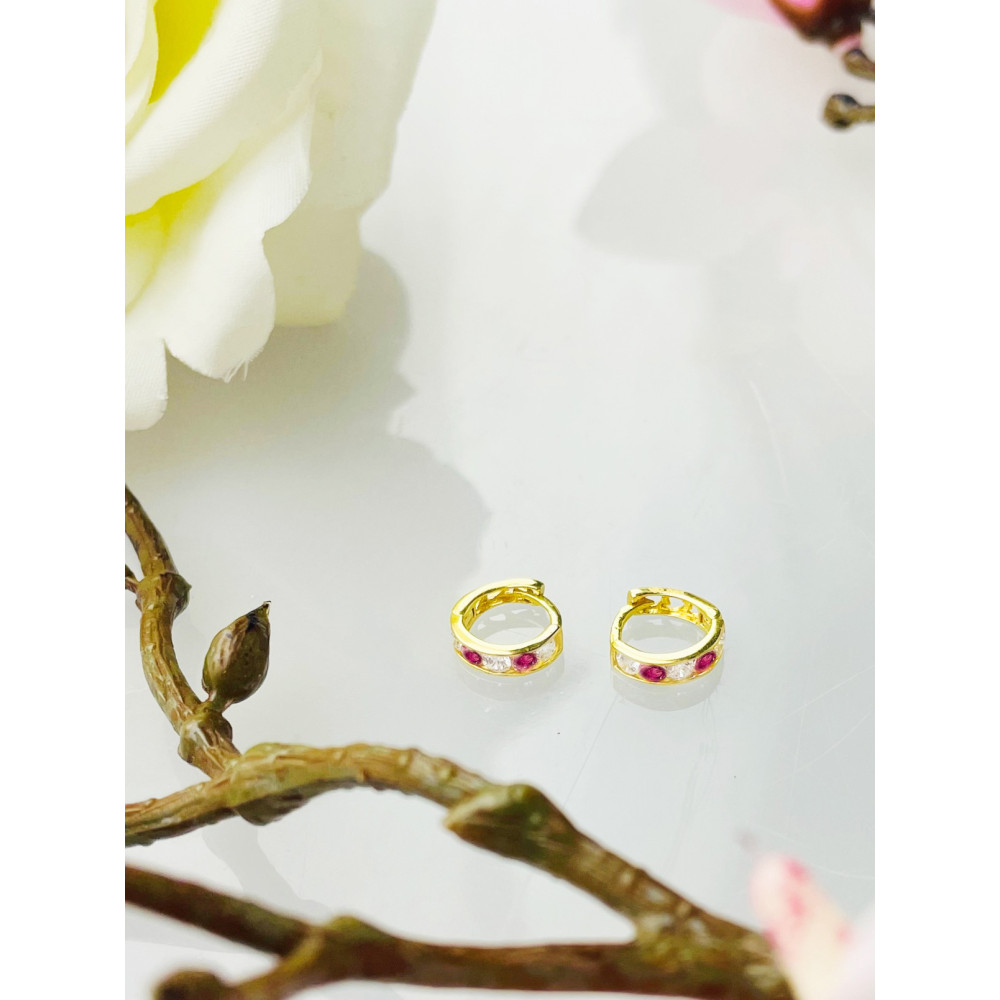 Gold Ohrringe Mit Zirkonia Ohrhänger Ohrstecker Ohrschmuck Paar Gelbgold