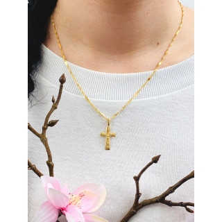 copy of Złoty krzyżyk klasyczny diamentowany