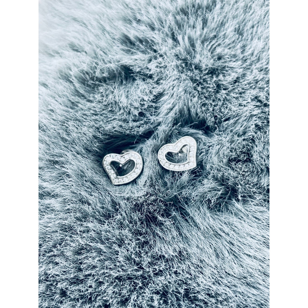 copy of Złote kolczyki przecinki z cyrkoniami