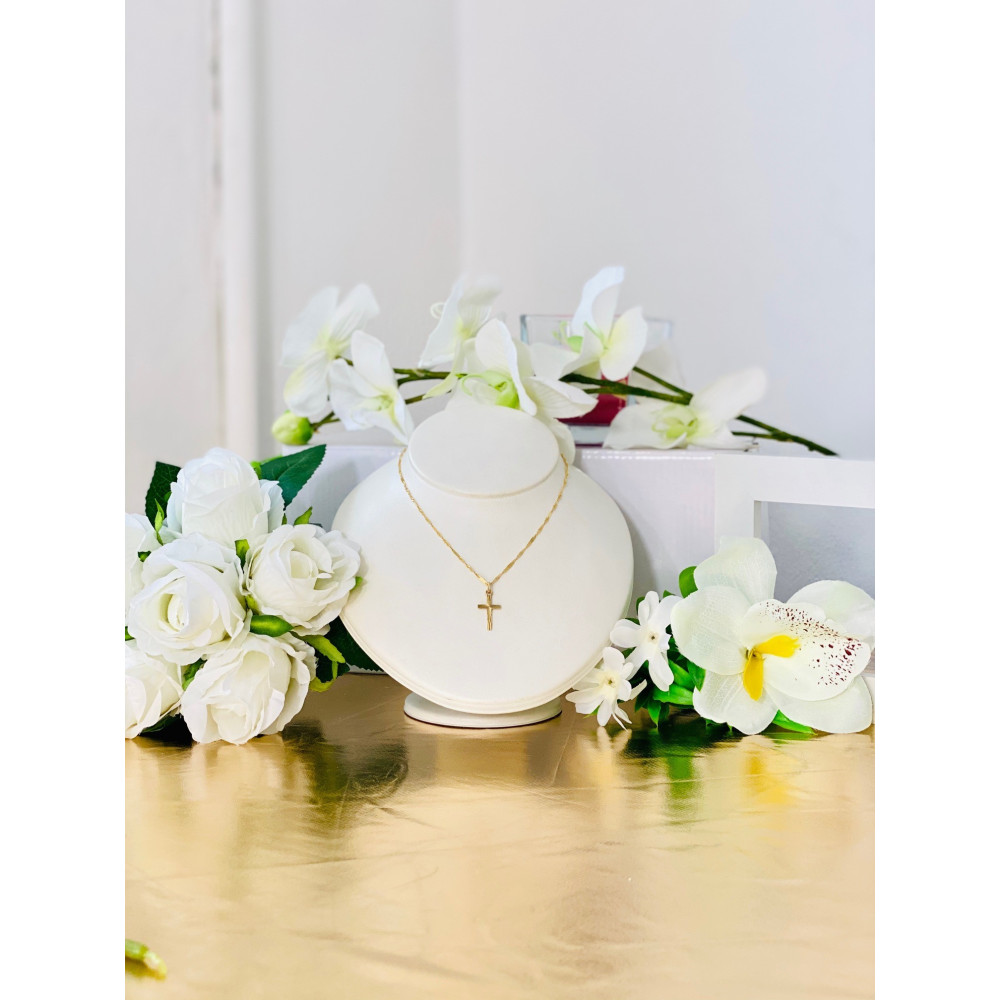 copy of Złoty krzyżyk klasyczny diamentowany