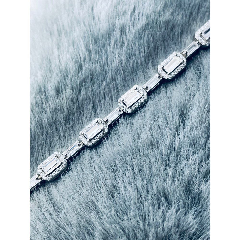 Armband 925 Silber Damen mit Zirkonia