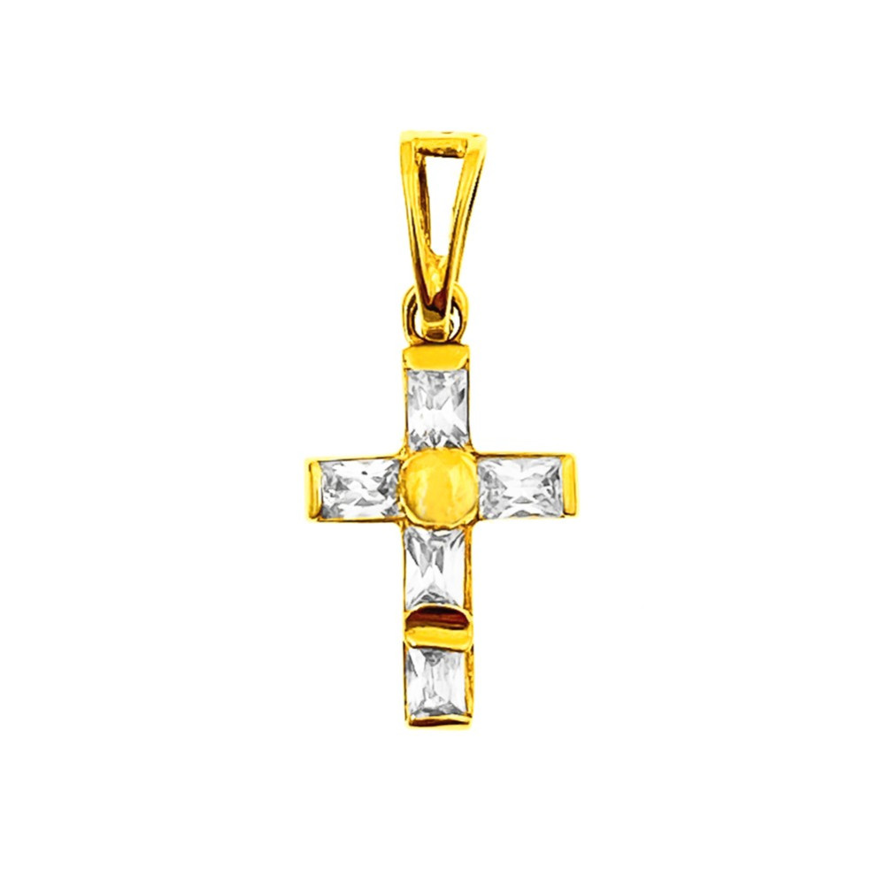 copy of Złoty krzyżyk klasyczny diamentowany