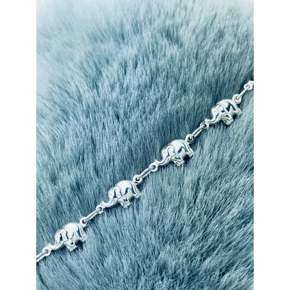 Elefant Armband 925 Silber Damen Kinder