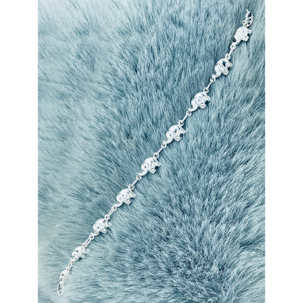 Elefant Armband 925 Silber Damen Kinder