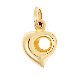 Anhänger Herz Kettenanhänger Gelbgold Goldanhänger 585er 14KT