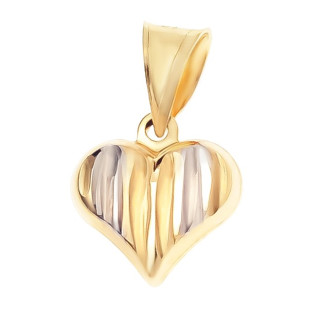 Anhänger Herz Kettenanhänger Gelbgold Goldanhänger 585er 14KT