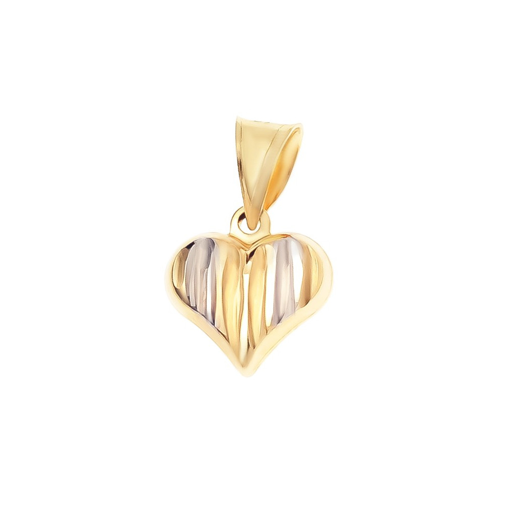 Anhänger Herz Kettenanhänger Gelbgold Goldanhänger 585er 14KT