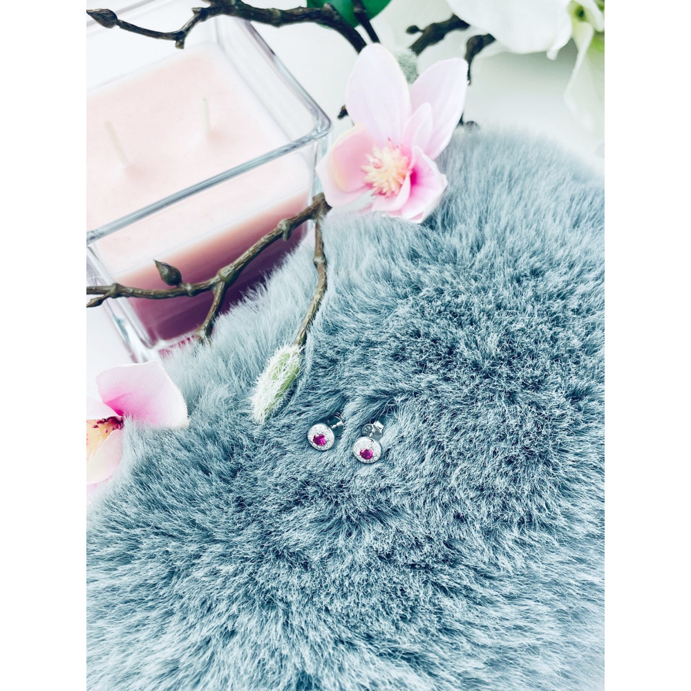 Silberne Ohrringe mit Zirkonia