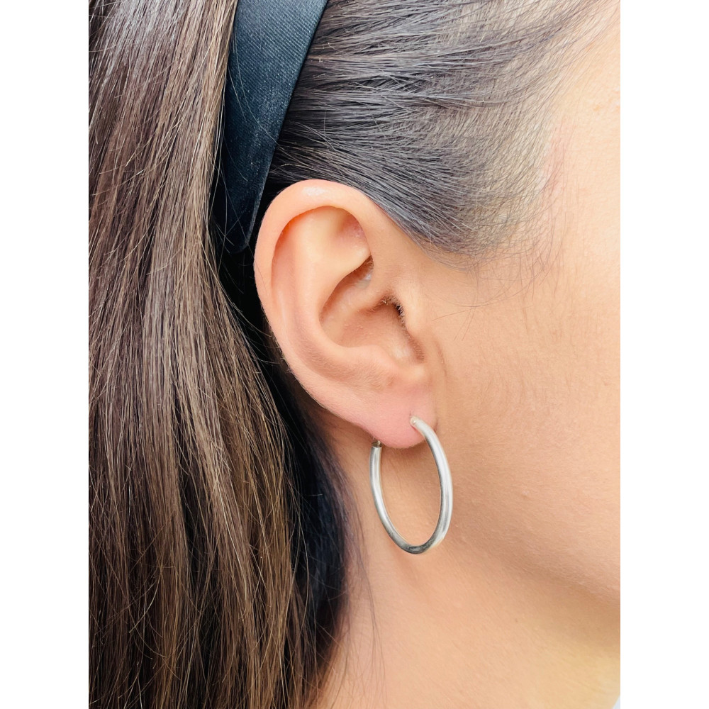 copy of Złote kolczyki przecinki z cyrkoniami