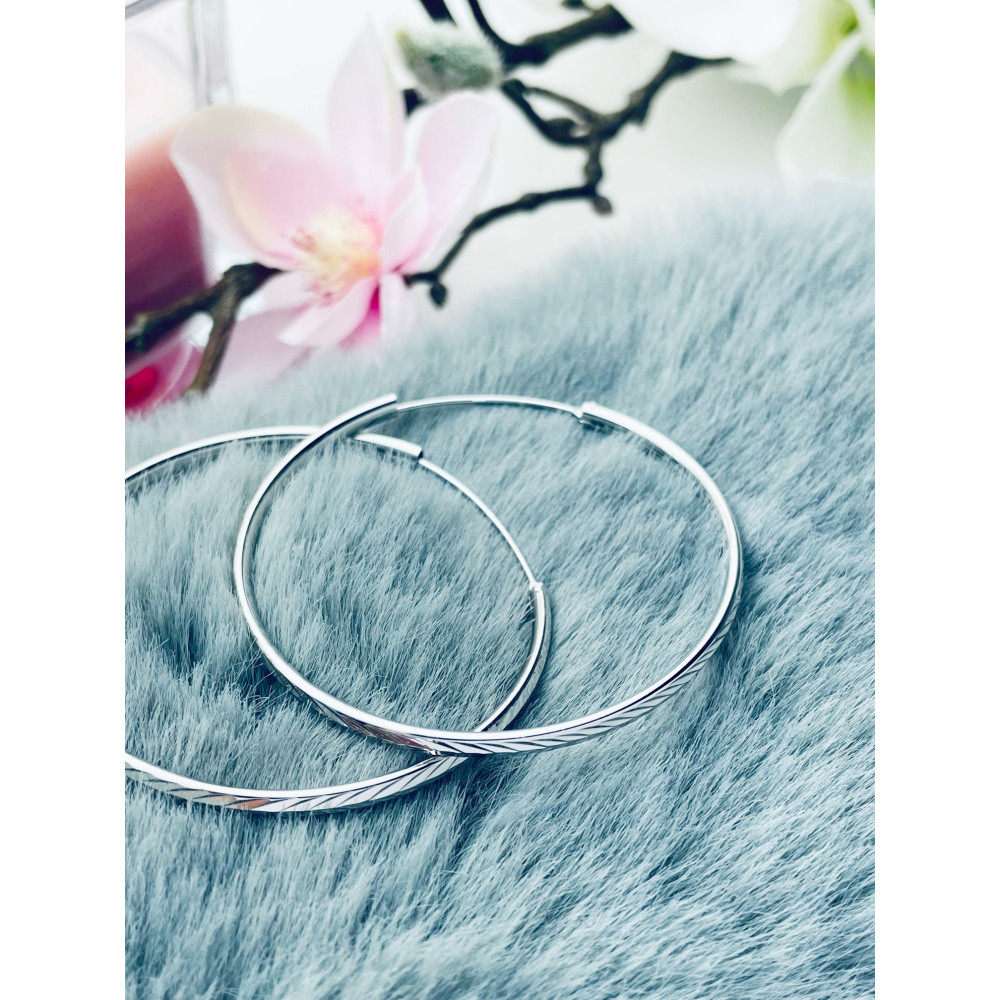 copy of Złote kolczyki przecinki z cyrkoniami