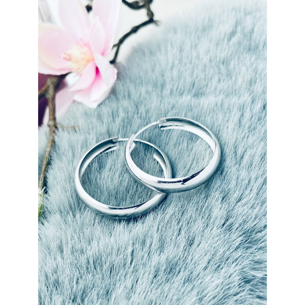 copy of Złote kolczyki przecinki z cyrkoniami