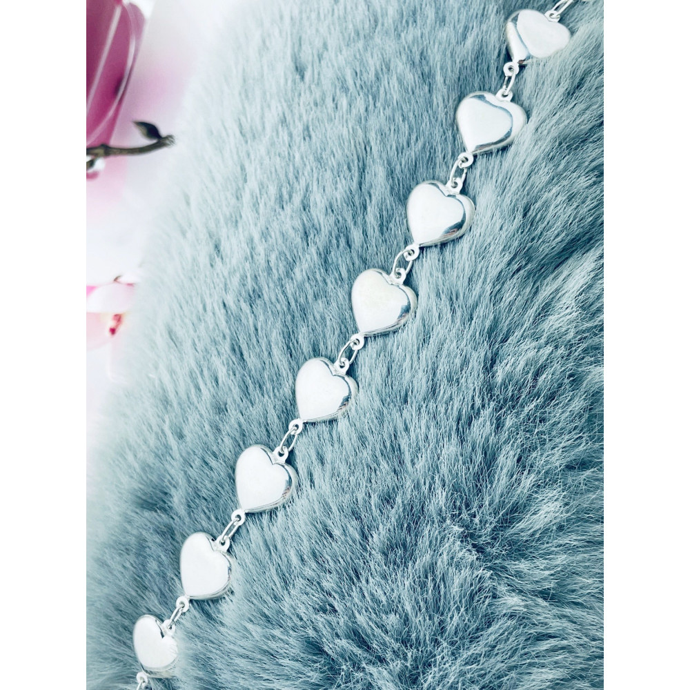 Herz Armband 925 Silberen Damen Kinder