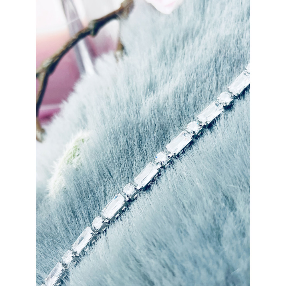 Armband 925 Silber mit Zirkonen Damen Kinder