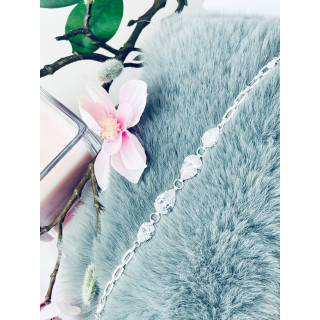 Armband 925 Silber mit Zirkonen Damen