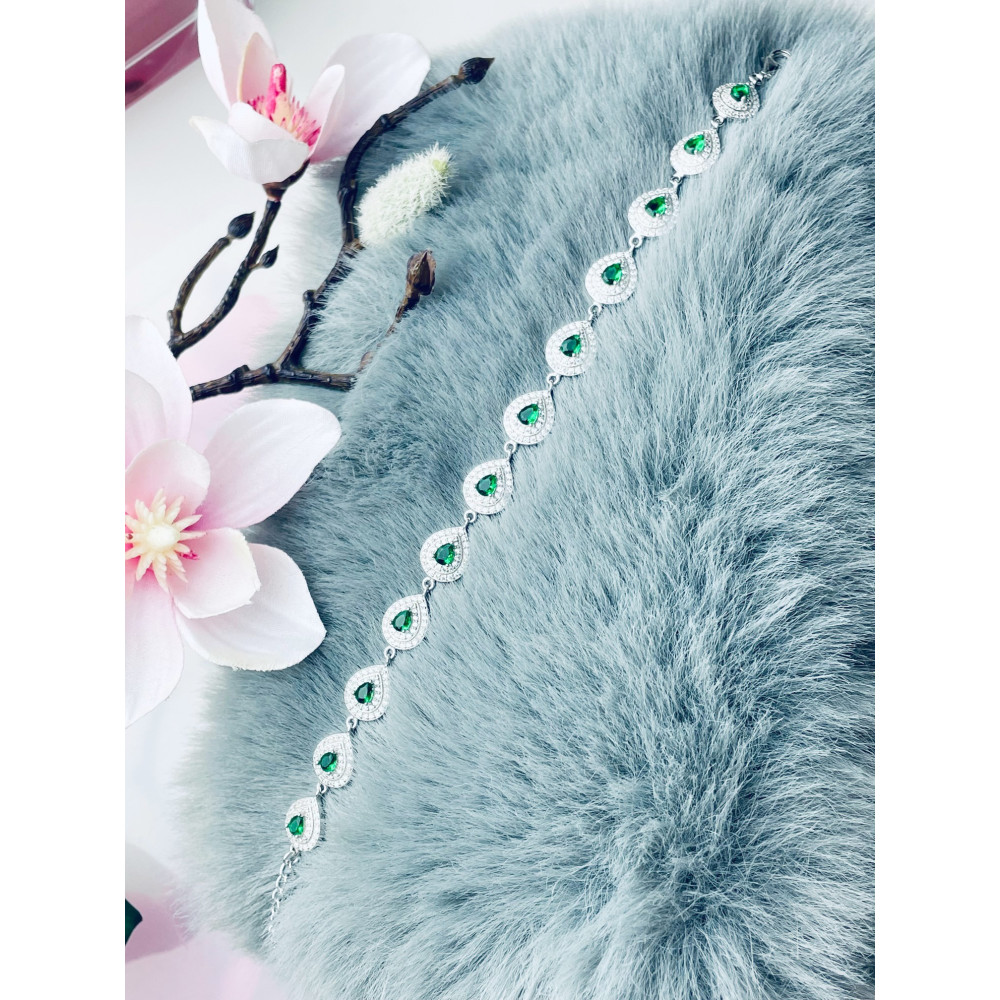 Armband 925 Silber Damen mit Zirkonia