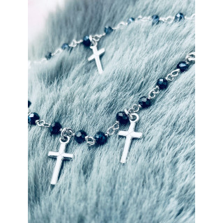 Kreuz Armband 925 Silber Damen Kinder