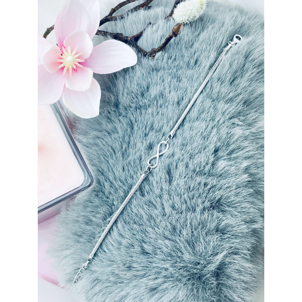 Infinity Armband 925 Silber Damen Kinder