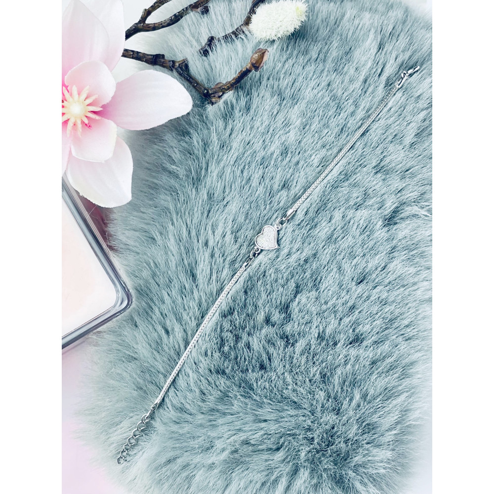 Herz Armband 925 Silber Damen Kinder