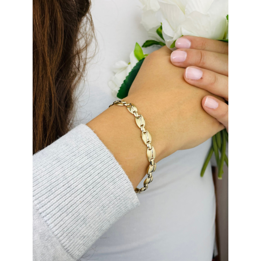 Damen Goldarmband Armband Armkette Gelbgold 375er