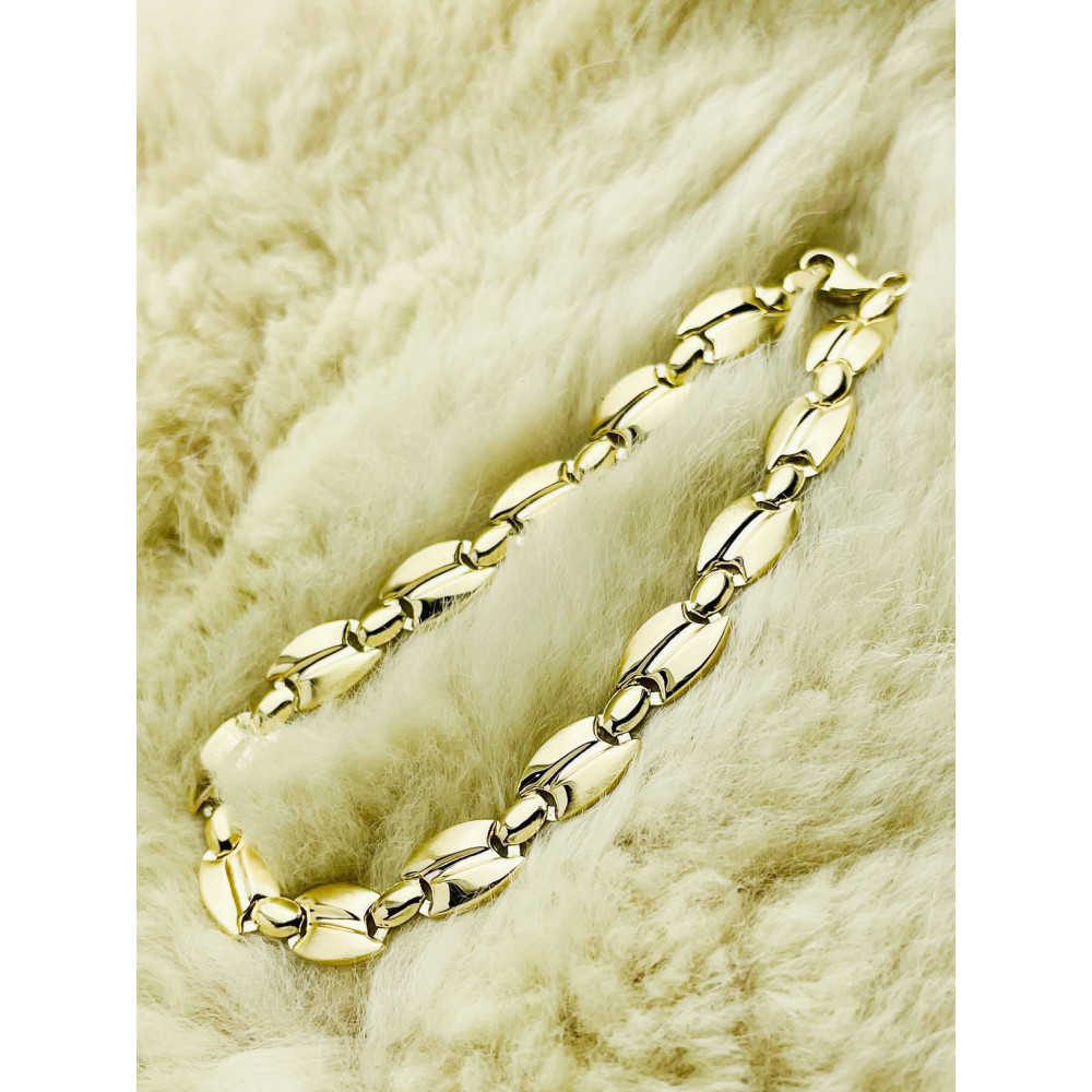 Damen Goldarmband Armband Armkette Gelbgold 375er