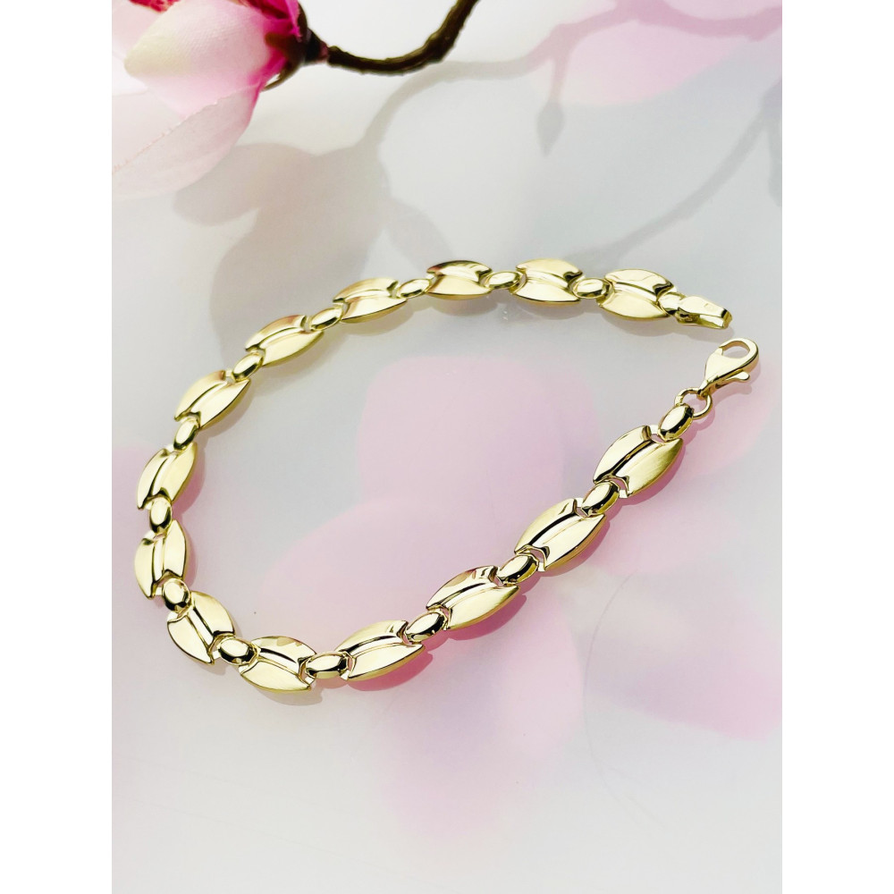 Damen Goldarmband Armband Armkette Gelbgold 375er