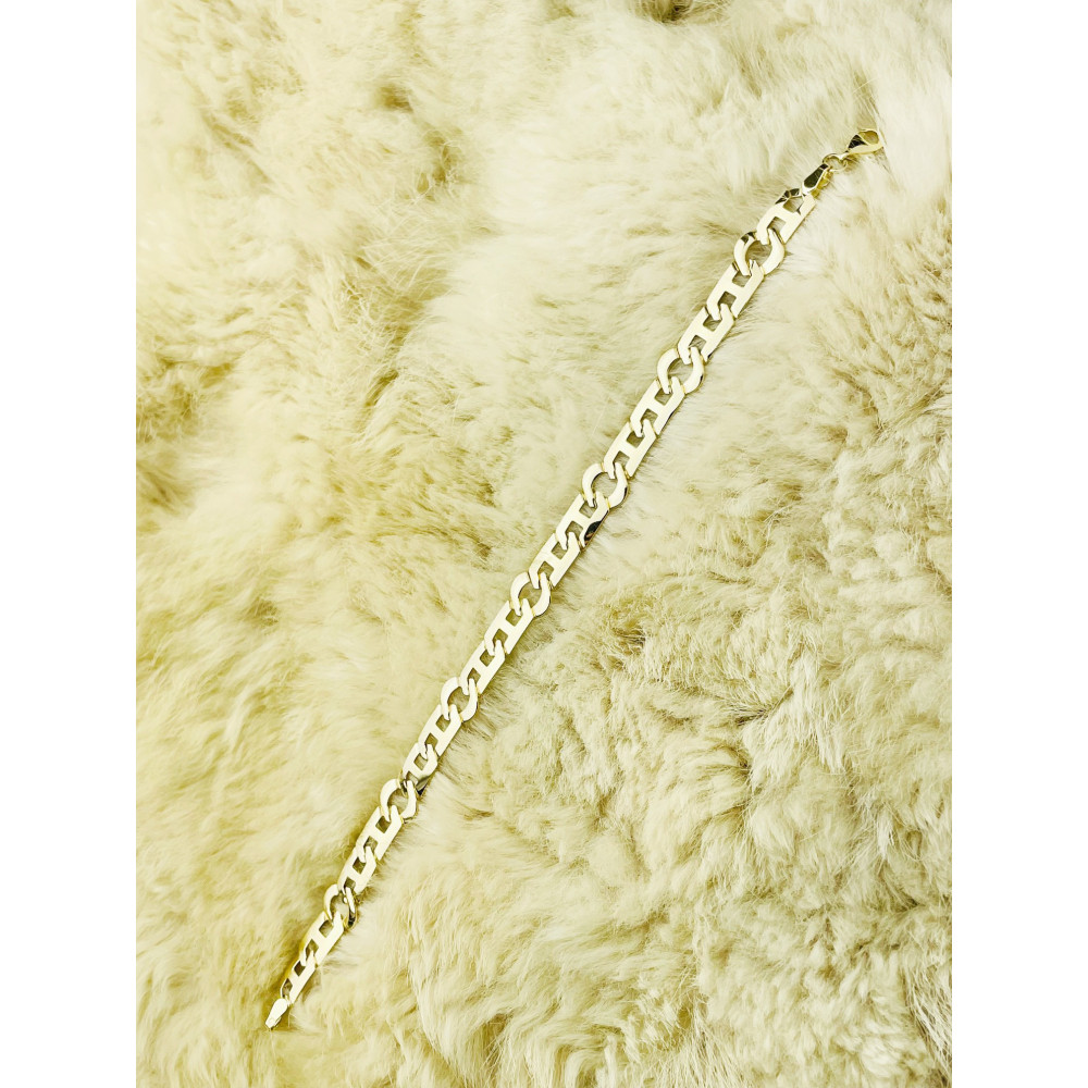 copy of Złota bransoletka z zawieszkami serce