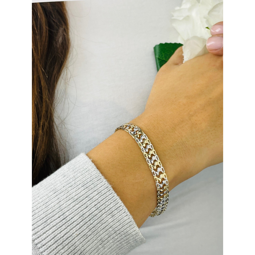 Damen Goldarmband Armband Armkette Gelbgold 375er