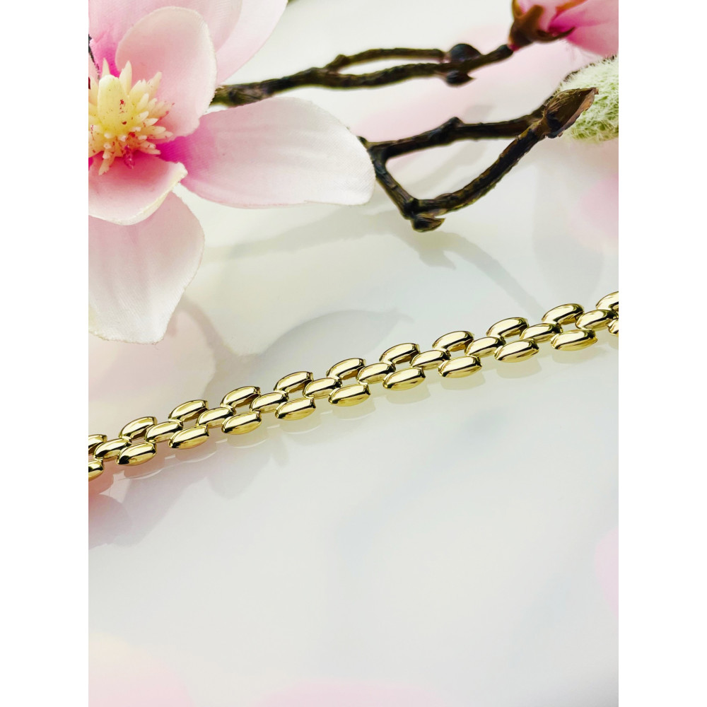 copy of Złota bransoletka z zawieszkami serce