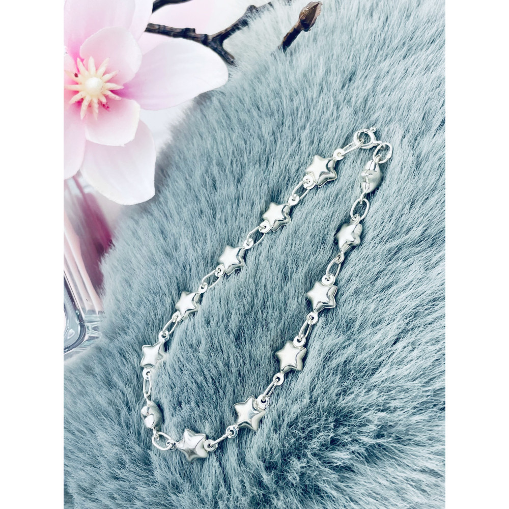 Stern Armband 925 Silber Damen Kinder