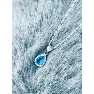 925 Silber Damen Medaillon Anhänger mit Zirkonia