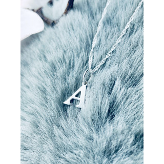 925 Silber Anhänger Buchstabe A Kettenanhänger