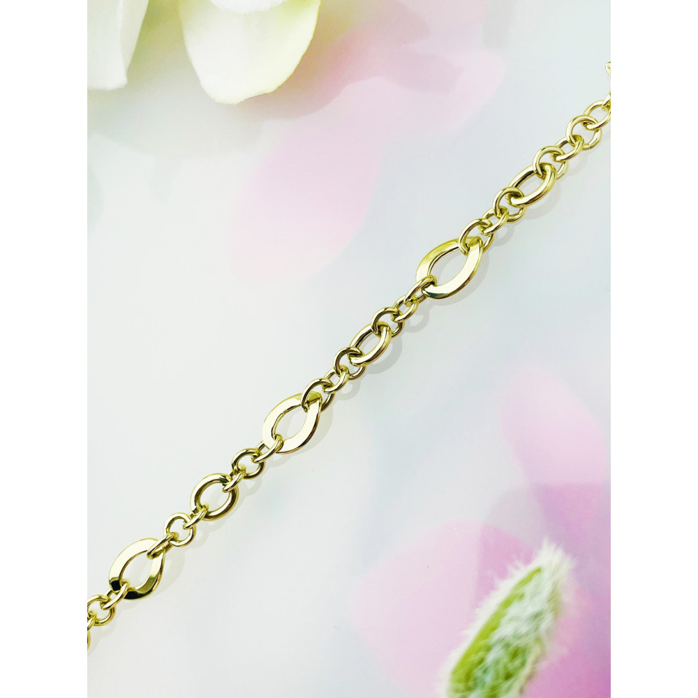 Damen Goldarmband Armband Armkette Gelbgold 375er