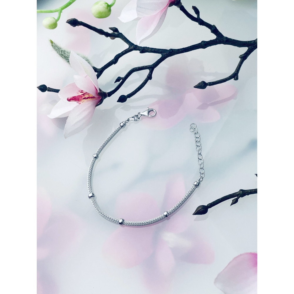 Złota bransoletka celebrytka serce nieskończoność