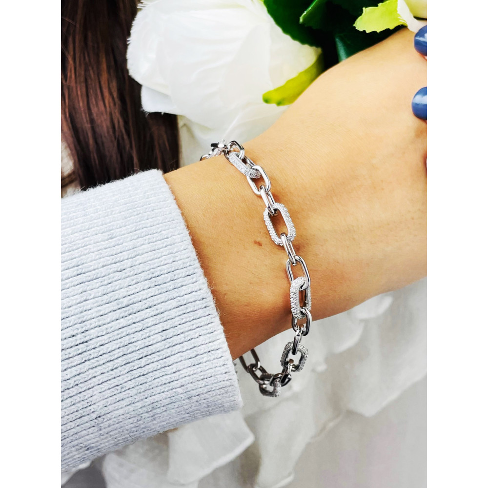 Armband 925 Silber Damen mit Zirkonia