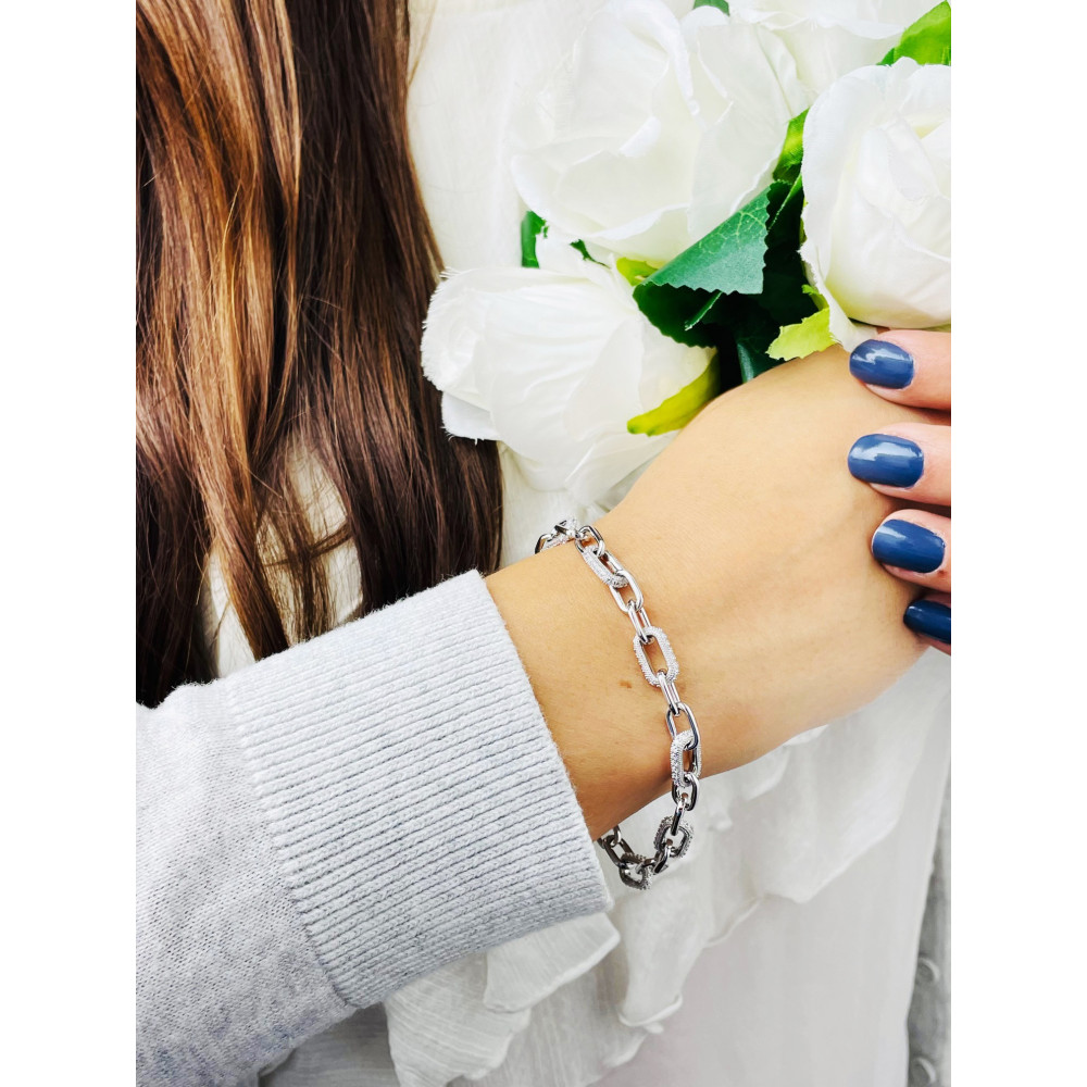 Armband 925 Silber Damen mit Zirkonia