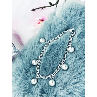 Armband 925 Silber Damen Bälle