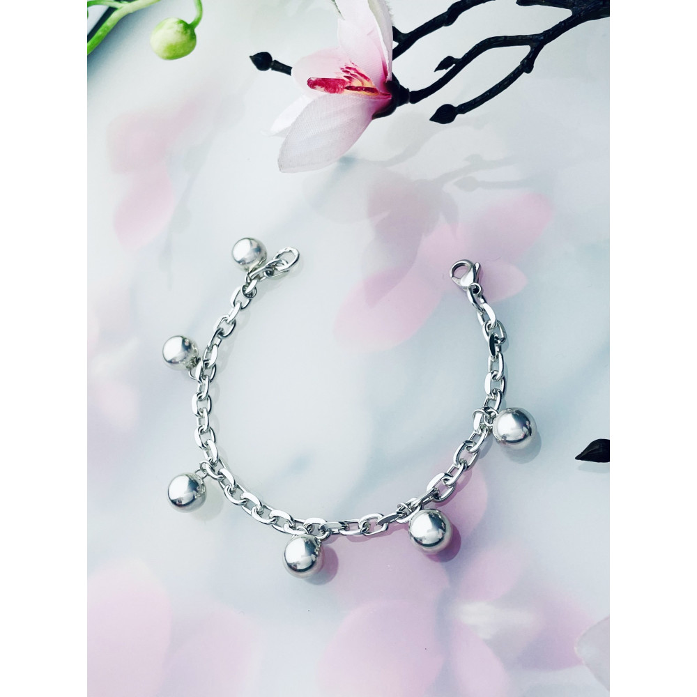 Armband 925 Silber Damen Bälle
