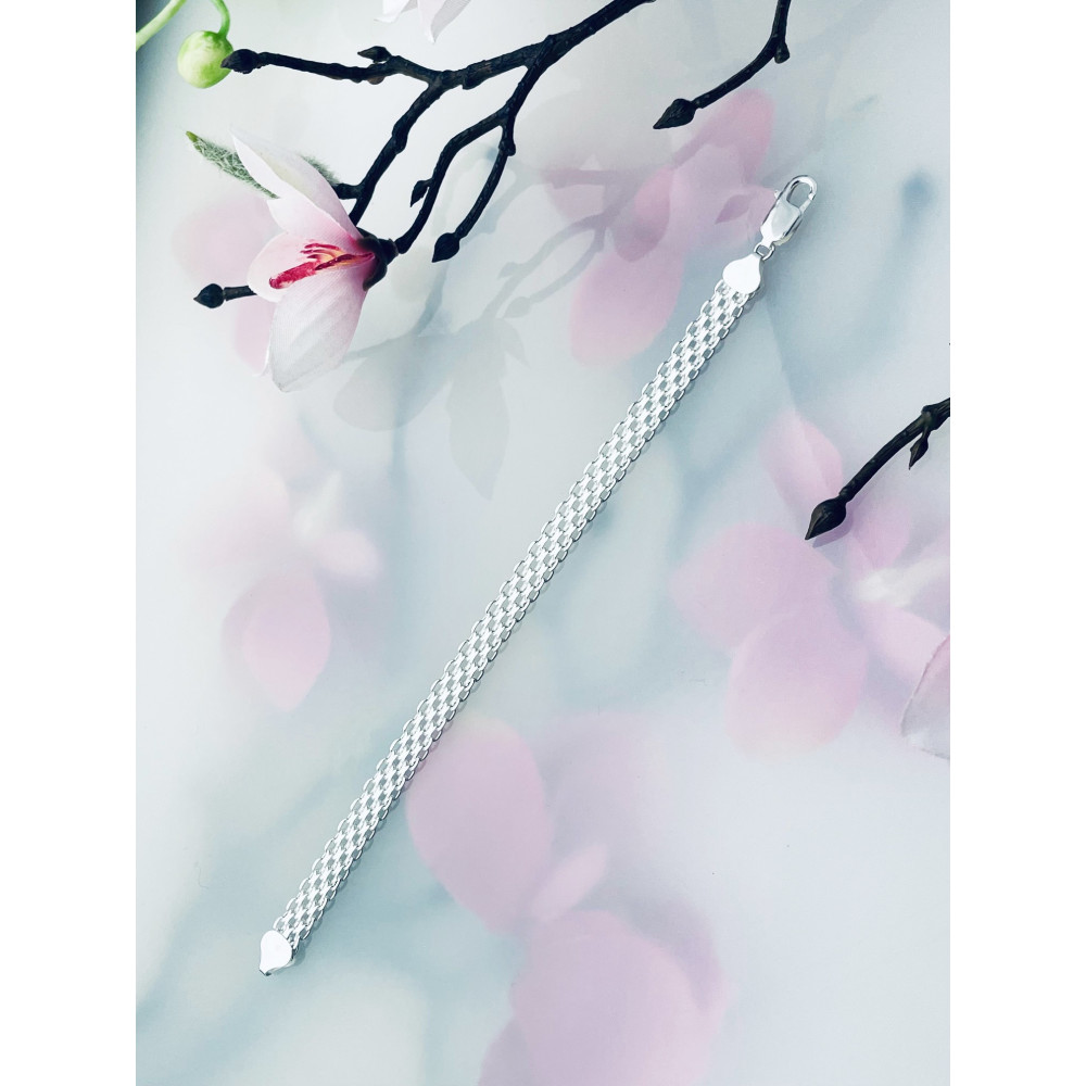 copy of Złota bransoletka celebrytka serce nieskończoność