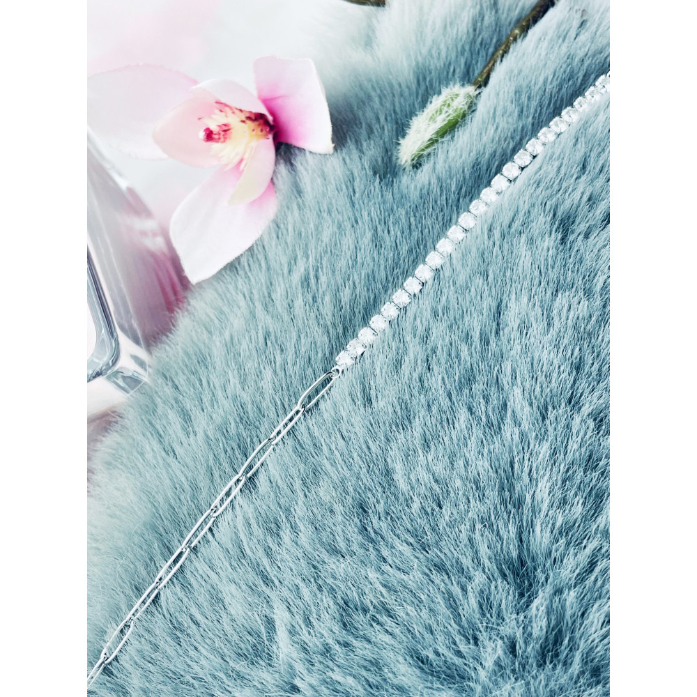 Złota bransoletka celebrytka serce nieskończoność