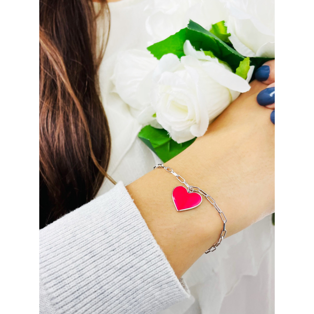 Herz Armband 925 Silber Damen Kinder