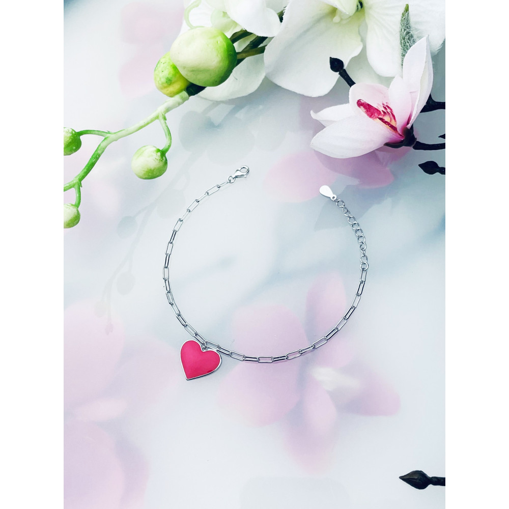 Herz Armband 925 Silber Damen Kinder